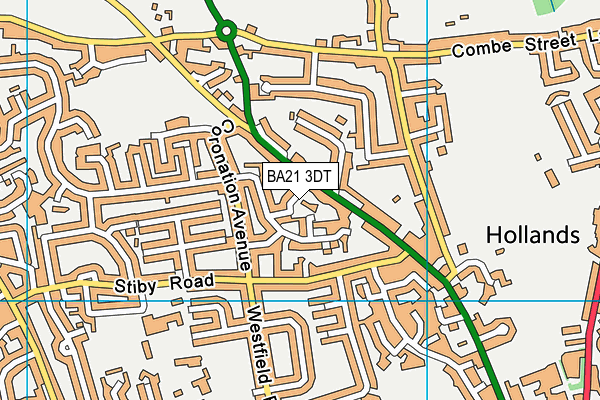 BA21 3DT map - OS VectorMap District (Ordnance Survey) BA21 3DT map - OS VectorMap District (Ordnance Survey)