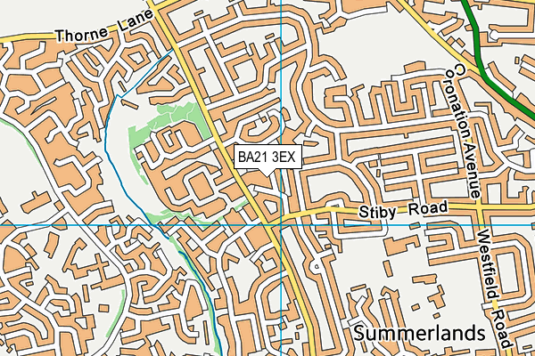 BA21 3EX map - OS VectorMap District (Ordnance Survey) BA21 3EX map - OS VectorMap District (Ordnance Survey)