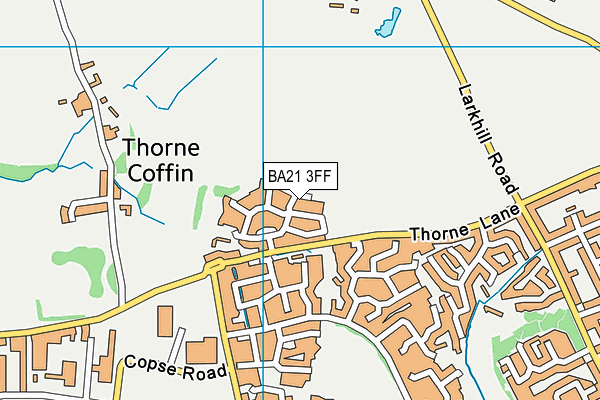 BA21 3FF map - OS VectorMap District (Ordnance Survey) BA21 3FF map - OS VectorMap District (Ordnance Survey)
