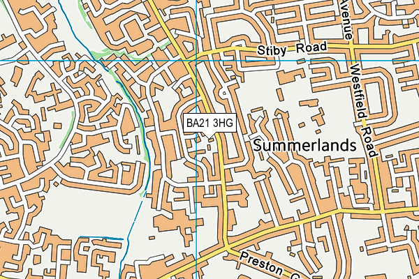 BA21 3HG map - OS VectorMap District (Ordnance Survey) BA21 3HG map - OS VectorMap District (Ordnance Survey)
