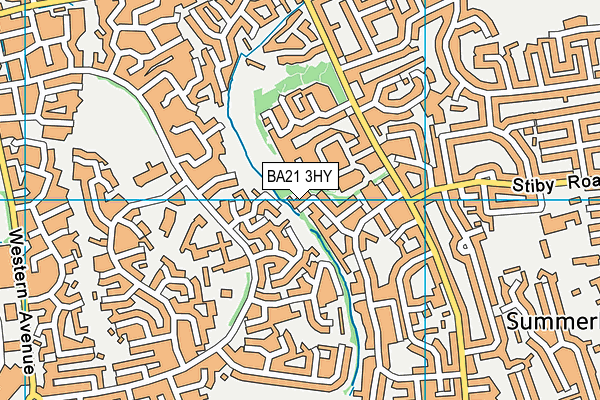 BA21 3HY map - OS VectorMap District (Ordnance Survey) BA21 3HY map - OS VectorMap District (Ordnance Survey)