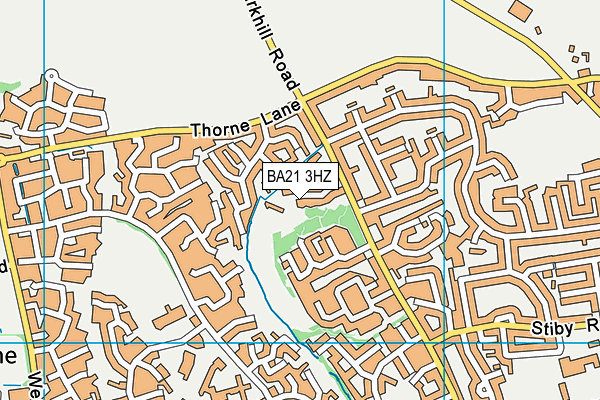 BA21 3HZ map - OS VectorMap District (Ordnance Survey) BA21 3HZ map - OS VectorMap District (Ordnance Survey)