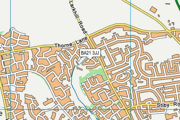 BA21 3JJ map - OS VectorMap District (Ordnance Survey) BA21 3JJ map - OS VectorMap District (Ordnance Survey)
