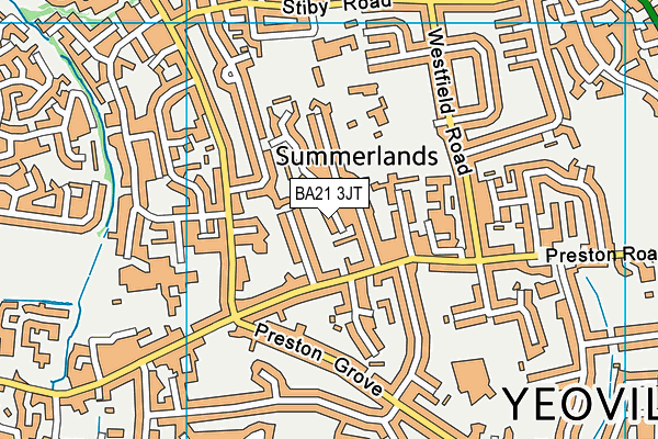 BA21 3JT map - OS VectorMap District (Ordnance Survey) BA21 3JT map - OS VectorMap District (Ordnance Survey)