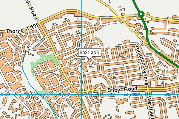BA21 3NR map - OS VectorMap District (Ordnance Survey) BA21 3NR map - OS VectorMap District (Ordnance Survey)