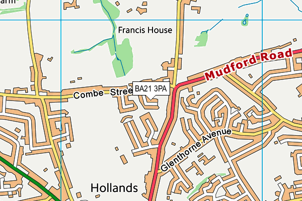 BA21 3PA map - OS VectorMap District (Ordnance Survey) BA21 3PA map - OS VectorMap District (Ordnance Survey)