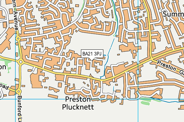 BA21 3PJ map - OS VectorMap District (Ordnance Survey) BA21 3PJ map - OS VectorMap District (Ordnance Survey)