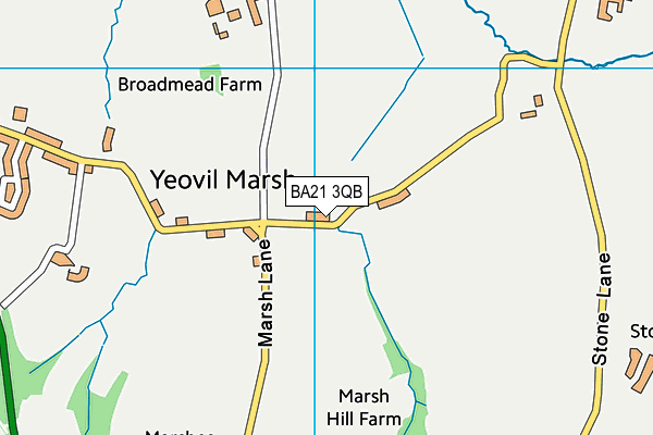 BA21 3QB map - OS VectorMap District (Ordnance Survey) BA21 3QB map - OS VectorMap District (Ordnance Survey)