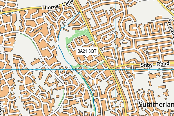 BA21 3QT map - OS VectorMap District (Ordnance Survey) BA21 3QT map - OS VectorMap District (Ordnance Survey)