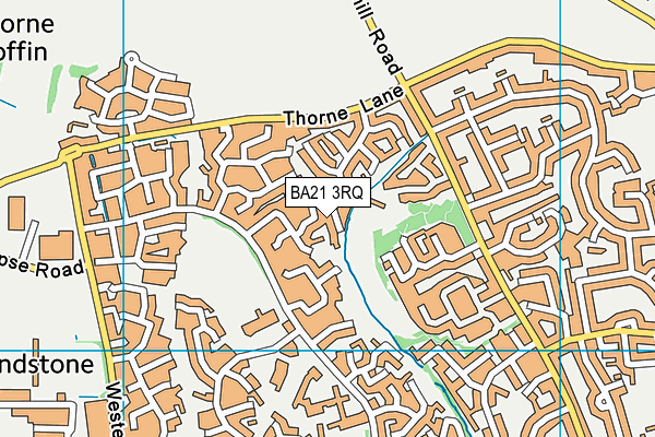 BA21 3RQ map - OS VectorMap District (Ordnance Survey) BA21 3RQ map - OS VectorMap District (Ordnance Survey)