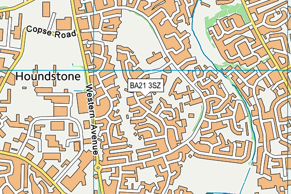 BA21 3SZ map - OS VectorMap District (Ordnance Survey) BA21 3SZ map - OS VectorMap District (Ordnance Survey)