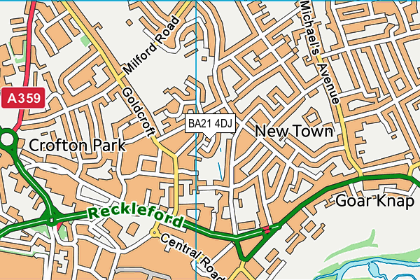 BA21 4DJ map - OS VectorMap District (Ordnance Survey) BA21 4DJ map - OS VectorMap District (Ordnance Survey)