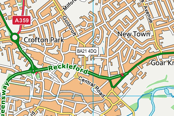 BA21 4DQ map - OS VectorMap District (Ordnance Survey) BA21 4DQ map - OS VectorMap District (Ordnance Survey)
