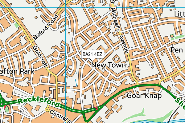 BA21 4EZ map - OS VectorMap District (Ordnance Survey) BA21 4EZ map - OS VectorMap District (Ordnance Survey)