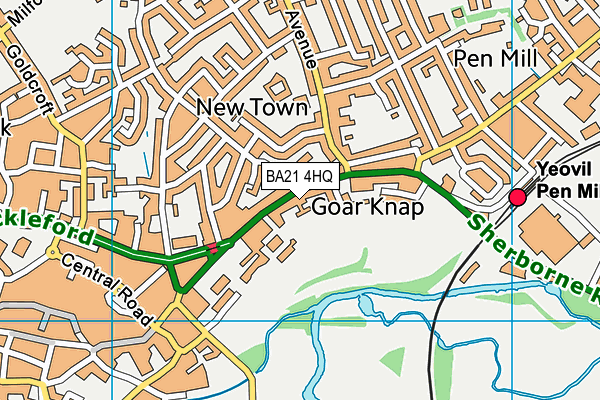 BA21 4HQ map - OS VectorMap District (Ordnance Survey) BA21 4HQ map - OS VectorMap District (Ordnance Survey)