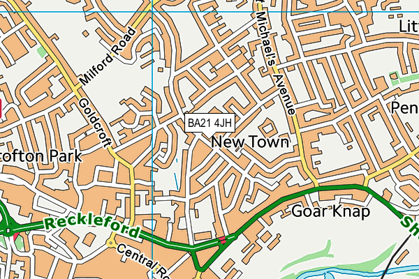 BA21 4JH map - OS VectorMap District (Ordnance Survey) BA21 4JH map - OS VectorMap District (Ordnance Survey)