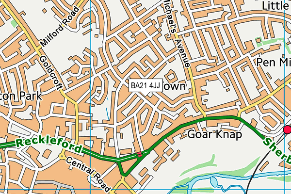 BA21 4JJ map - OS VectorMap District (Ordnance Survey) BA21 4JJ map - OS VectorMap District (Ordnance Survey)
