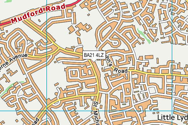 BA21 4LZ map - OS VectorMap District (Ordnance Survey)