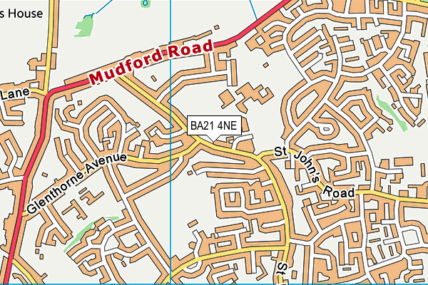 BA21 4NE map - OS VectorMap District (Ordnance Survey) BA21 4NE map - OS VectorMap District (Ordnance Survey)