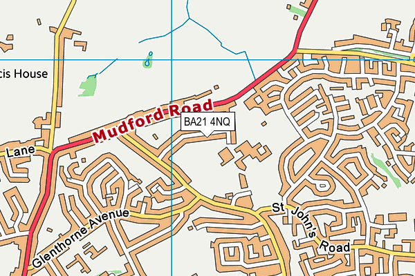 BA21 4NQ map - OS VectorMap District (Ordnance Survey) BA21 4NQ map - OS VectorMap District (Ordnance Survey)