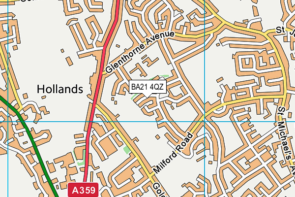 BA21 4QZ map - OS VectorMap District (Ordnance Survey) BA21 4QZ map - OS VectorMap District (Ordnance Survey)