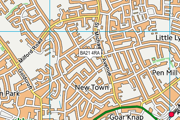 BA21 4RA map - OS VectorMap District (Ordnance Survey) BA21 4RA map - OS VectorMap District (Ordnance Survey)