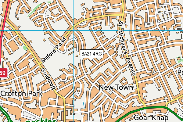 BA21 4RG map - OS VectorMap District (Ordnance Survey) BA21 4RG map - OS VectorMap District (Ordnance Survey)