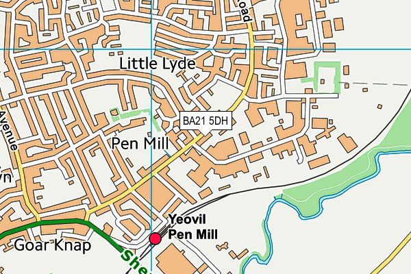 BA21 5DH map - OS VectorMap District (Ordnance Survey) BA21 5DH map - OS VectorMap District (Ordnance Survey)