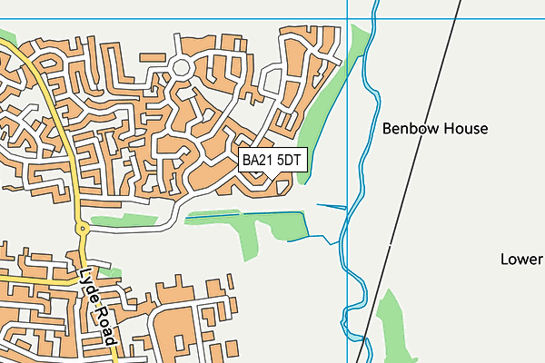 BA21 5DT map - OS VectorMap District (Ordnance Survey) BA21 5DT map - OS VectorMap District (Ordnance Survey)