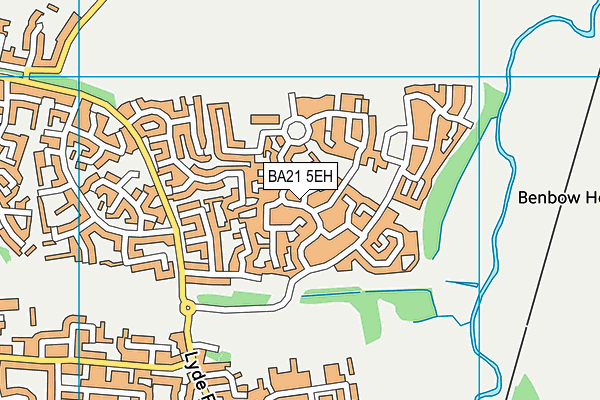 BA21 5EH map - OS VectorMap District (Ordnance Survey) BA21 5EH map - OS VectorMap District (Ordnance Survey)