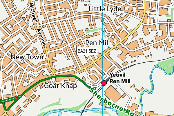 BA21 5EZ map - OS VectorMap District (Ordnance Survey) BA21 5EZ map - OS VectorMap District (Ordnance Survey)