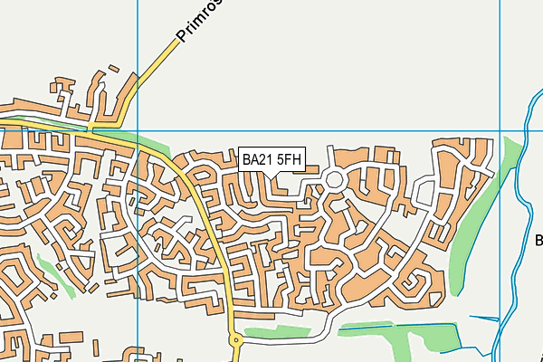 BA21 5FH map - OS VectorMap District (Ordnance Survey) BA21 5FH map - OS VectorMap District (Ordnance Survey)