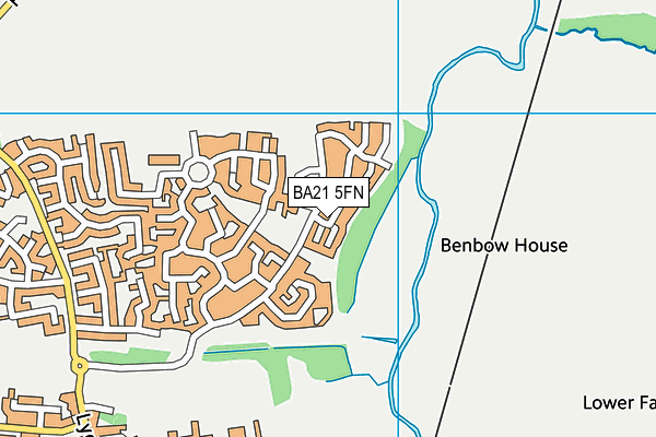 BA21 5FN map - OS VectorMap District (Ordnance Survey) BA21 5FN map - OS VectorMap District (Ordnance Survey)
