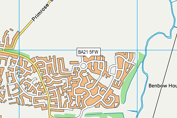 BA21 5FW map - OS VectorMap District (Ordnance Survey) BA21 5FW map - OS VectorMap District (Ordnance Survey)