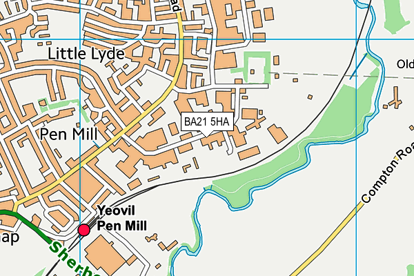 BA21 5HA map - OS VectorMap District (Ordnance Survey) BA21 5HA map - OS VectorMap District (Ordnance Survey)