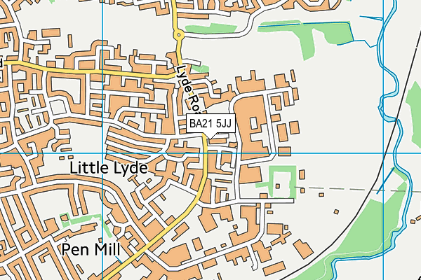 BA21 5JJ map - OS VectorMap District (Ordnance Survey) BA21 5JJ map - OS VectorMap District (Ordnance Survey)