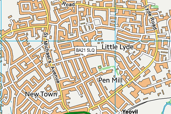 BA21 5LQ map - OS VectorMap District (Ordnance Survey) BA21 5LQ map - OS VectorMap District (Ordnance Survey)