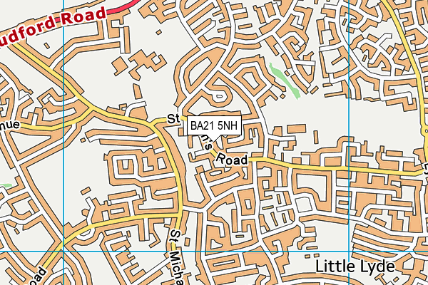 BA21 5NH map - OS VectorMap District (Ordnance Survey) BA21 5NH map - OS VectorMap District (Ordnance Survey)