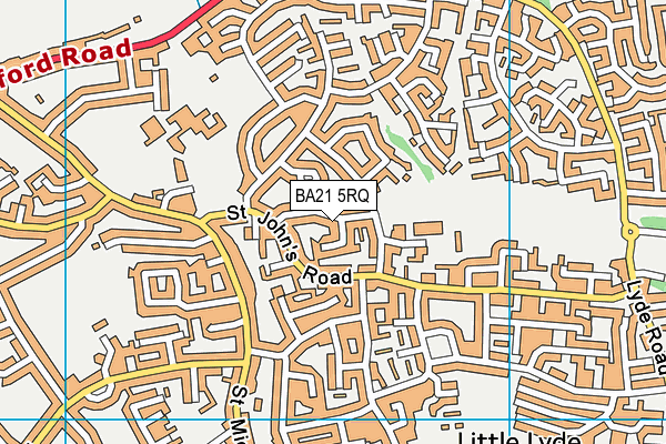BA21 5RQ map - OS VectorMap District (Ordnance Survey) BA21 5RQ map - OS VectorMap District (Ordnance Survey)