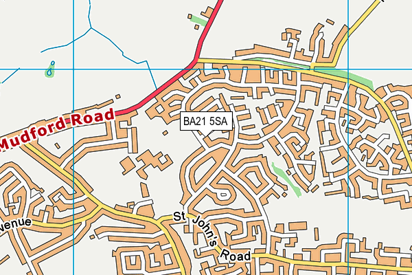 BA21 5SA map - OS VectorMap District (Ordnance Survey) BA21 5SA map - OS VectorMap District (Ordnance Survey)