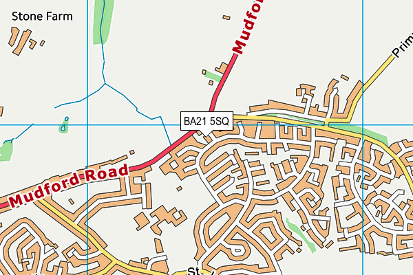 BA21 5SQ map - OS VectorMap District (Ordnance Survey) BA21 5SQ map - OS VectorMap District (Ordnance Survey)