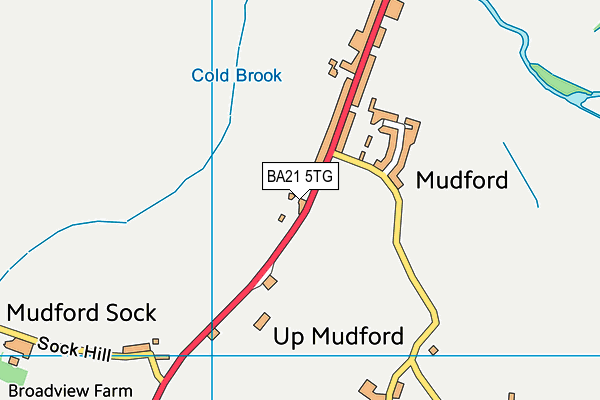 BA21 5TG map - OS VectorMap District (Ordnance Survey) BA21 5TG map - OS VectorMap District (Ordnance Survey)