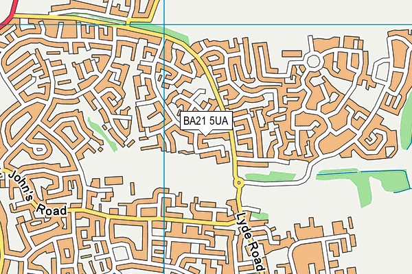 BA21 5UA map - OS VectorMap District (Ordnance Survey) BA21 5UA map - OS VectorMap District (Ordnance Survey)