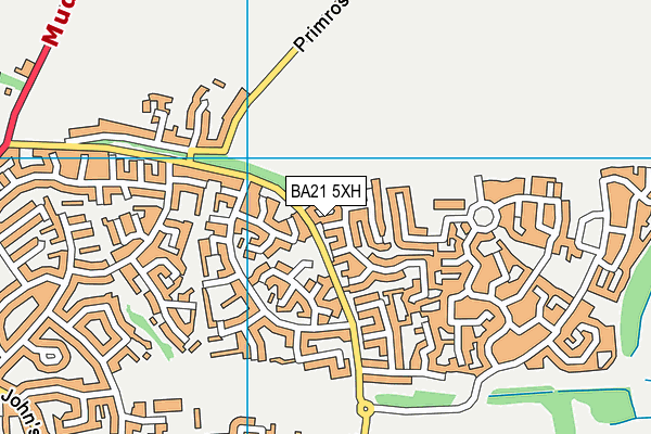 BA21 5XH map - OS VectorMap District (Ordnance Survey) BA21 5XH map - OS VectorMap District (Ordnance Survey)