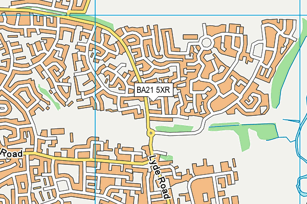 BA21 5XR map - OS VectorMap District (Ordnance Survey) BA21 5XR map - OS VectorMap District (Ordnance Survey)