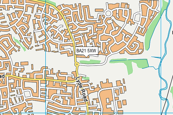 BA21 5XW map - OS VectorMap District (Ordnance Survey) BA21 5XW map - OS VectorMap District (Ordnance Survey)