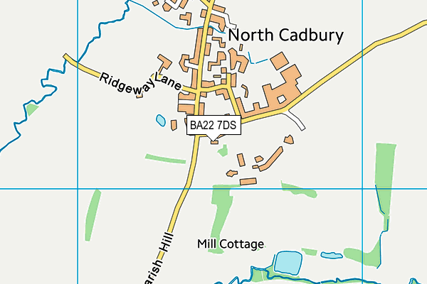 BA22 7DS map - OS VectorMap District (Ordnance Survey) BA22 7DS map - OS VectorMap District (Ordnance Survey)