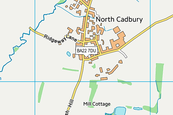 BA22 7DU map - OS VectorMap District (Ordnance Survey) BA22 7DU map - OS VectorMap District (Ordnance Survey)