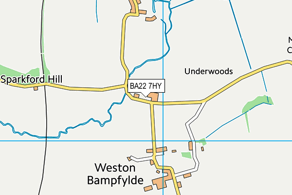 BA22 7HY map - OS VectorMap District (Ordnance Survey) BA22 7HY map - OS VectorMap District (Ordnance Survey)
