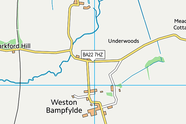 BA22 7HZ map - OS VectorMap District (Ordnance Survey) BA22 7HZ map - OS VectorMap District (Ordnance Survey)